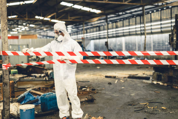 Professional Biohazard technician working in Grand Haven, MI
